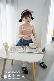 AGB17ヘッド ＆ 110cm 平らボディ axbdoll シリコンヘッド＋tpeボディ ラブドール 宣材写真がリアルメイク付き
