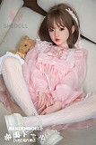 沅沅ヘッドメーク#3 & 140cm Aカップ  シリコン頭部+TPEボディロり系ラブドール ボディー材質など選択可能SHEdoll