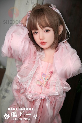 沅沅ヘッドメーク#3 & 140cm Aカップ  シリコン頭部+TPEボディロり系ラブドール ボディー材質など選択可能SHEdoll
