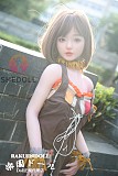 沅沅ヘッドメーク#1 & 140cm Aカップ  シリコン頭部+TPEボディロり系ラブドール ボディー材質など選択可能SHEdoll