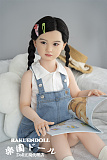 AGB10ヘッド ＆ 110cm 平らボディ axbdoll シリコンヘッド＋tpeボディ ラブドール 宣材写真がリアルメイク付き