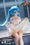 MOZU DOLL 85cm ニンフちゃん ソフトビニール製頭部 TPE製ボディ 肌色＆眼球色＆メイク＆ウィッグ＆衣装は宣材写真と同じ