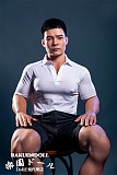 【男性ラブドール】Qita Doll 最新作 170CM 元さん お口開閉機能付き フルシリコン製 筋肉タイプ ペニス一体式