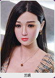 JYDOLL フルシリコン製ラブドール ヘッド云兮 150cm Cカップ 顎関節あり 睫毛と眉毛植毛あり