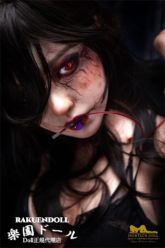 【ハロウィンメイク】S40 ヘッド & 167cm Dカップ 塗装加工あり フルシリコン製ラブドール irontechdoll