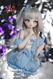 MOZU DOLL 85cm 小水母ちゃん  ソフトビニール製頭部 TPE製ボディ 肌色＆眼球色＆メイク＆ウィッグ＆衣装は宣材写真と同じ