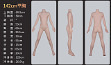 G50ヘッド ＆ 142cm AAカップ シリコンドール waxdoll
