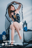 【黒い薔薇】ラブドール 夕颜ヘッド 155cm Aカップ Bezlya Doll(Missdoll) シリコン材質ヘッド+TPE材質ボディー カスタマイズ可