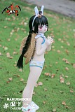 【水着】MOZU DOLL 85cm DQrabbitちゃん 6kg 可愛い小型ロリ ソフトビニール製頭部 TPE製ボディ