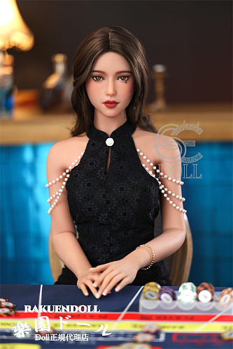 【カジノディーラー】#083 Queena.Bヘッド & 166cm C-cup TPE製ラブドール SEdoll