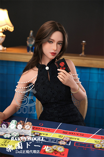 【カジノディーラー】#083 Queena.Bヘッド & 166cm C-cup TPE製ラブドール SEdoll