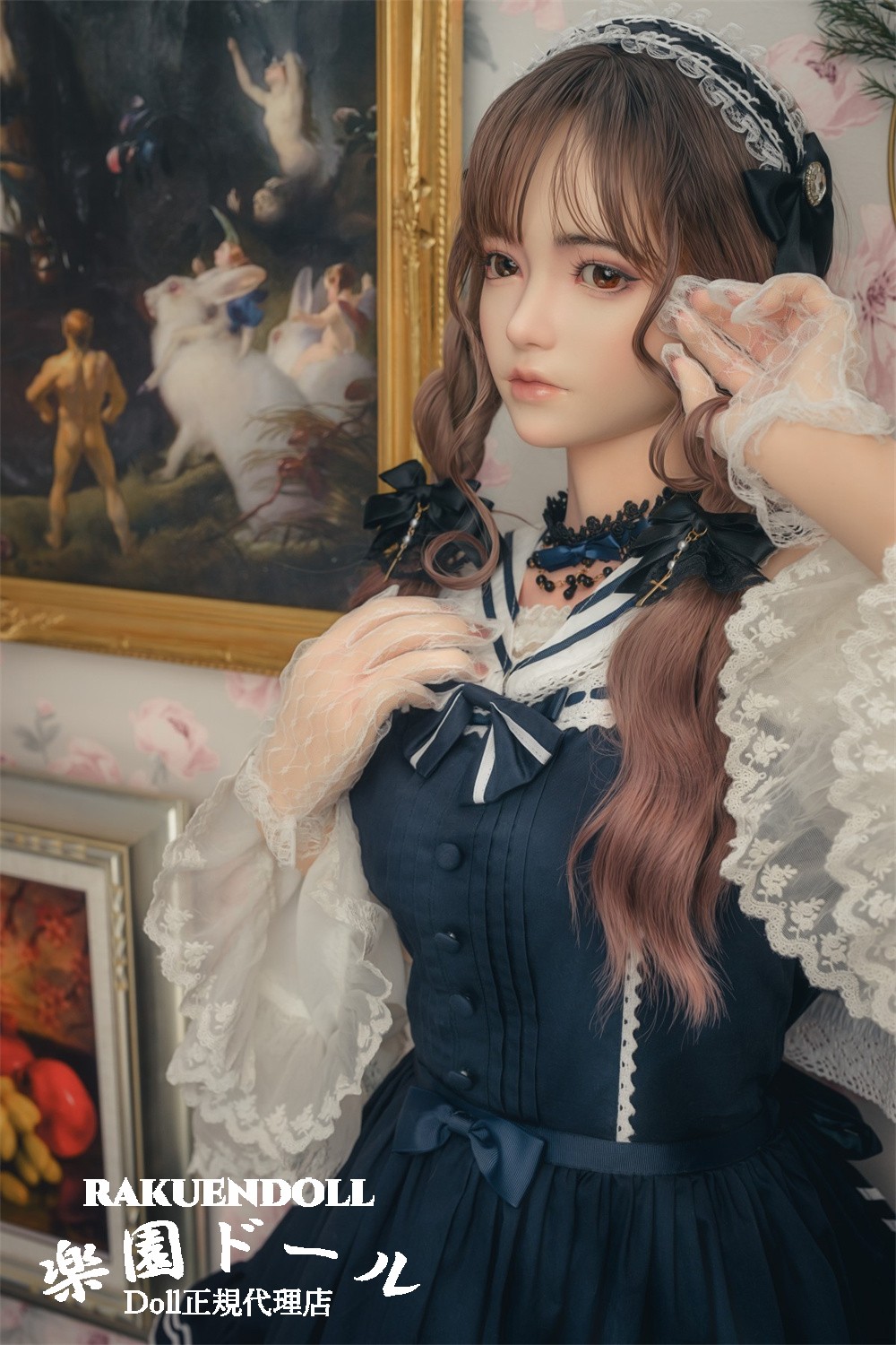 #26ヘッド 150cm Bカップ シリコンドール 眉毛と睫毛植毛加工あり FUdoll