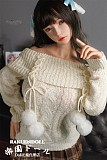 FUDOLL #25柳思思ヘッド 153cm Iカップ  口開閉機能+リアル口腔付き 眉毛と睫毛植毛加工あり 等身大リアルラブドール