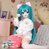 MOZU DOLL 85cm Aカップ 小音ちゃん ソフトビニール製頭部 TPE製ボディ 肌色＆眼球色＆メイク＆ウィッグ＆衣装は宣材写真と同じ 6kg