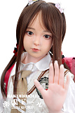 Kisaヘッド & 126cm AAカップ    シリコン頭部+TPEボディ シリコンヘッド 等身大リアルラブドール