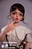 【可愛い娘】最新技術【フェイシャルEX】機能付き選択可能 シームレス 105cm Bカップ ＃3ヘッド 軽くて収納やすい フルシリコン製ラブドール ミニドール 小学生 Sanhui doll