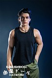 【男性ラブドール】Qita Doll 最新作 170CM 韩さん お口開閉機能付き フルシリコン製 筋肉タイプ 頭身一体化 ペニス一体式