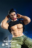 【男性ラブドール】Qita Doll 最新作 170CM 韩さん お口開閉機能付き フルシリコン製 筋肉タイプ 頭身一体化 ペニス一体式