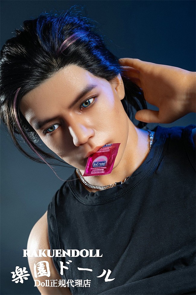 【男性ラブドール】Qita Doll 最新作 170CM 韩さん お口開閉機能付き フルシリコン製 筋肉タイプ 頭身一体化 ペニス一体式