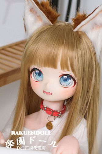 【二次元ドール】115cm  黄豆ちゃん 漫画 ソフトビニール製頭部 TPE製ボディ 肌色＆眼球色＆メイク＆ウィッグ＆衣装は宣材写真と同じ Mozudoll