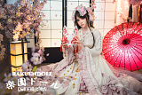 【蛍火日記】菜菜子（Nanako） キツネ顔 ロリータ 桜 151cm Aカップ フルシリコン製 リアルラブドール 塗装加工あり