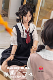 【双子シリーズ】南溪（NanXi）1.0ヘッド& 148cm Dカップ  BJDメイク ロリ系 人形 リアルラブドール 掲載画像はシリコン材質ボディ SHEdoll