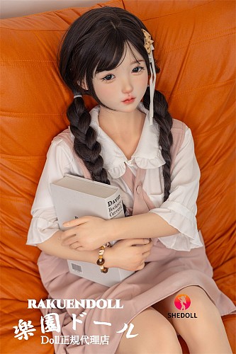 【双子シリーズ】北栀（BeiZhi）1.0ヘッド& 148cm Dカップ  BJDメイク ロリ系 小学生 等身大リアルラブドール 掲載画像はシリコン材質ボディ SHEdoll
