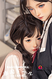 【双子シリーズ】北栀（BeiZhi）1.0ヘッド& 148cm Dカップ  BJDメイク ロリ系 小学生 等身大リアルラブドール 掲載画像はシリコン材質ボディ SHEdoll