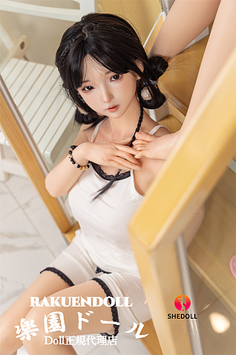 【双子シリーズ】南溪（NanXi）2.0ヘッド& 148cm Dカップ  日常メイク ルームウェア＆セーラー服 ロリ系 可愛い子 リアルラブドール 掲載画像はシリコン材質ボディ SHEdoll