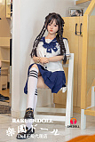 【双子シリーズ】北栀（BeiZhi）2.0ヘッド& 148cm Dカップ  日常メイク 水兵服衣装 ロリ系 小学生 等身大リアルラブドール 掲載画像はシリコン材質ボディ SHEdoll