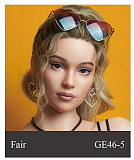 【憂鬱な美人】GE95-5ヘッド&175cm Eカップ  欧米顔立ち 新ボディー  高級 フルシリコン製 等身大リアルラブドール ZELEXDOLL
