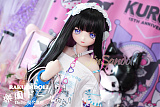 【アニメドール】wmdoll 150cm Aカップ#Y011ヘッド 可哀想な女の子  ソフトビニール製ヘッド+TPE製ボディ 等身大リアルラブドール
