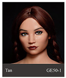 #GE111-3 ヘッド&175cm Eカップ  欧米顔立ち 新ボディー  高級 フルシリコン製 等身大リアルラブドール ZELEXDOLL