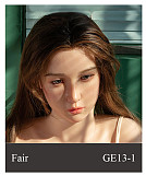 #GE111-3 ヘッド&175cm Eカップ  欧米顔立ち 新ボディー  高級 フルシリコン製 等身大リアルラブドール ZELEXDOLL