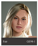 #GE111-3 ヘッド&175cm Eカップ  欧米顔立ち 新ボディー  高級 フルシリコン製 等身大リアルラブドール ZELEXDOLL