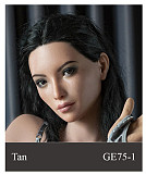 #GE111-3 ヘッド&175cm Eカップ  欧米顔立ち 新ボディー  高級 フルシリコン製 等身大リアルラブドール ZELEXDOLL