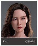 #GE111-3 ヘッド&175cm Eカップ  欧米顔立ち 新ボディー  高級 フルシリコン製 等身大リアルラブドール ZELEXDOLL