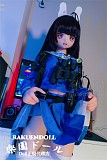【アニメドール】wmdoll 159cm Bカップ#Y005ヘッド ダーク系 ロリータ ソフトビニール製ヘッド+TPE製ボディ 等身大リアルラブドール