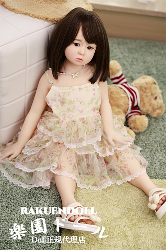 【可愛い子】ＧA01ヘッド ＆ 88cm AAカップ 平ら ロリ系等身大 TPEボディ＋シリコンヘッド  宣材写真がリアルメイク付き axbdoll