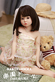 【可愛い子】ＧA01ヘッド ＆ 88cm AAカップ 平ら ロリ系等身大 TPEボディ＋シリコンヘッド  宣材写真がリアルメイク付き axbdoll
