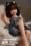 【6月12日まで10%オフ！！】GB02ヘッド ＆ 100cm 平ら お姫様  シリコン頭部+TPEボディ 宣材写真がリアルメイク付き axbdoll