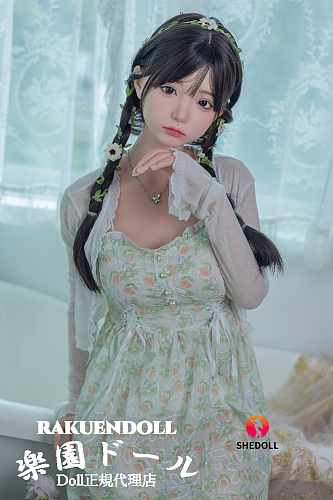 【花间精灵】青柠ヘッド & 158cm Cカップ メイク②  シリコン頭部+TPEボディロり系ラブドール ボディー材質など選択可能