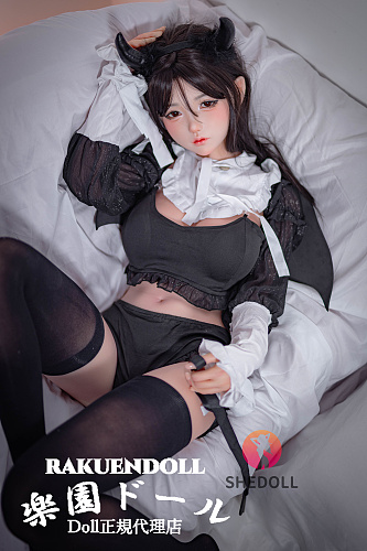 【悪魔】北栀（BeiZhi）2.0ヘッド& 148cm Dカップ ロリ系  等身大リアルラブドール 掲載画像はシリコン材質ボディ SHEdoll
