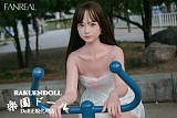 【萌え萌え】#F9 茉(mo)ヘッド 153CM Bカップ 公園 フルシリコン製ラブドール FANREAL 最新作ボディー