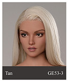 #GE138-1 ヘッド&175cm Eカップ  欧米顔立ち 新ボディー  高級 フルシリコン製 等身大リアルラブドール ZELEXDOLL