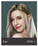 #GE138-1 ヘッド&175cm Eカップ  欧米顔立ち 新ボディー  高級 フルシリコン製 等身大リアルラブドール ZELEXDOLL
