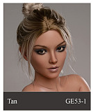 #GE138-1 ヘッド&175cm Eカップ  欧米顔立ち 新ボディー  高級 フルシリコン製 等身大リアルラブドール ZELEXDOLL