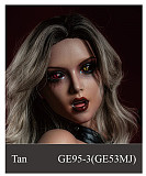 #GE138-1 ヘッド&175cm Eカップ  欧米顔立ち 新ボディー  高級 フルシリコン製 等身大リアルラブドール ZELEXDOLL
