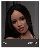 #GE138-1 ヘッド&175cm Eカップ  欧米顔立ち 新ボディー  高級 フルシリコン製 等身大リアルラブドール ZELEXDOLL