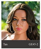 #GE138-1 ヘッド&175cm Eカップ  欧米顔立ち 新ボディー  高級 フルシリコン製 等身大リアルラブドール ZELEXDOLL